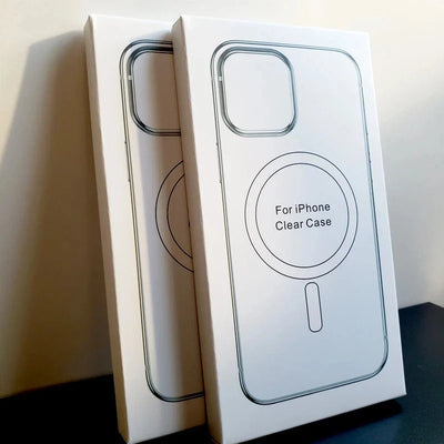 Coque Magnétique Rigide en Cristal pour iPhone