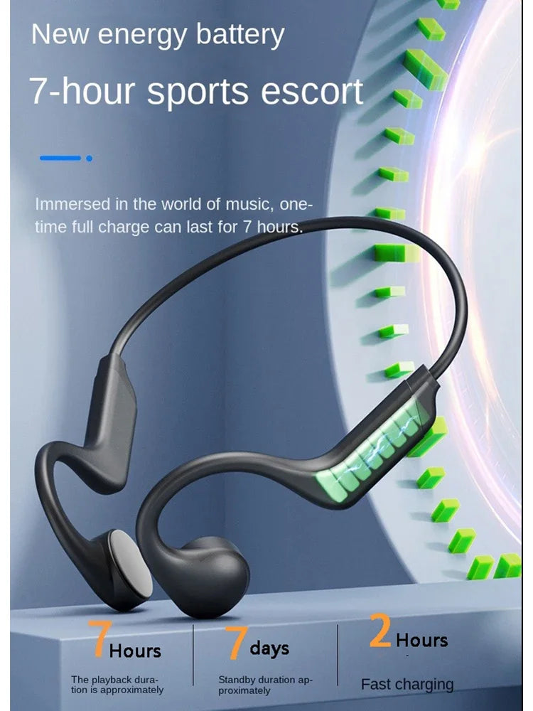 run for aftershokz open ear Bone Conduction Bluetooth earphones 5.3 sports Wireless headsets long endurance for cycling running - Maliame Store