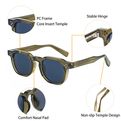 Small Frame Square Sunglasses for Women