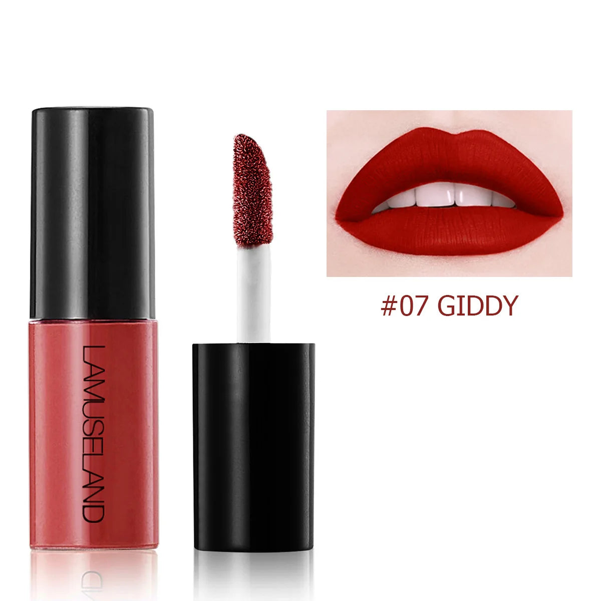 Mini 12 Colors Liquid Lip Gloss Waterproof Non-stick 24 Hours Long Lasting Velvet Matte Lipstick Lip Gloss Cosmetic Makeup Care - Maliame Store