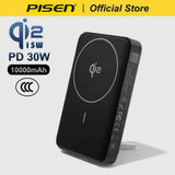 Batterie Externe Magnétique Sans Fil 30W PISEN 10000mAh - La Solution de Recharge Portable Ultime