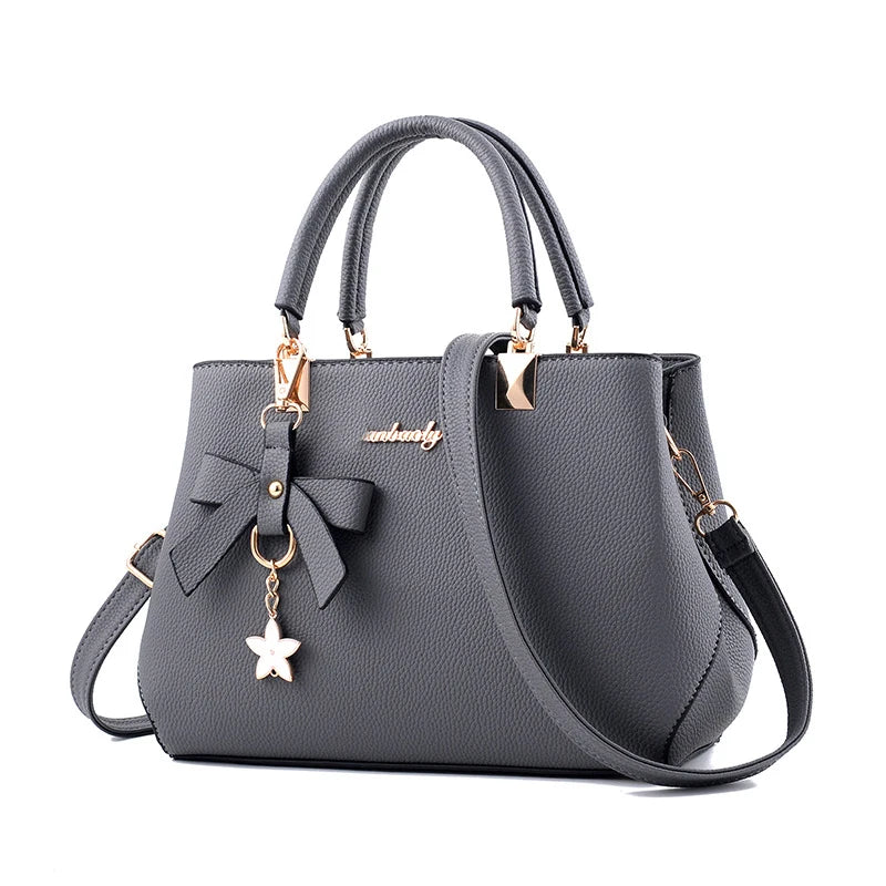 Yogodlns Elegant Women Messenger Bags: Flower Pendant Totes & Crossbody Bags - Maliame Store