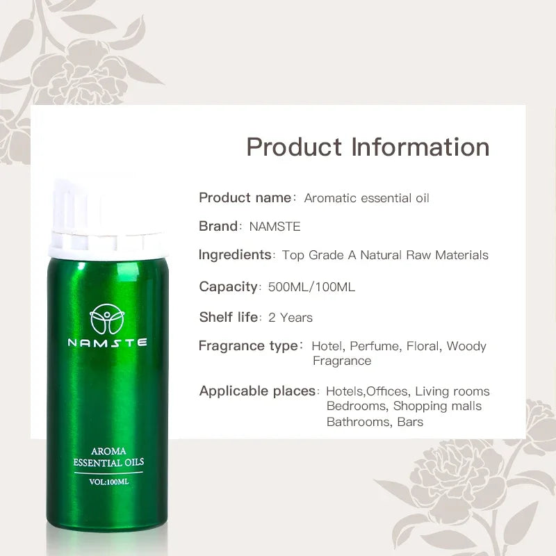 100ML Hotel Room Fragrance Diffuser for Home Air Freshener Scenting Device Air Purifier Humidifier Car Essential Oil Refil - Maliame Store