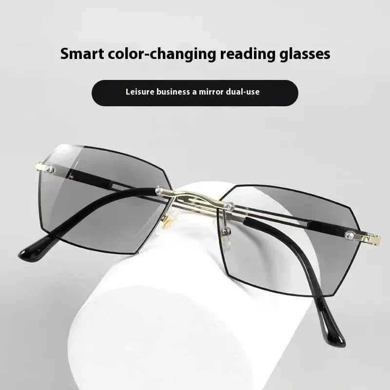 Photochromic Reading Glasses Multi Functional Sunglasses HD Anti Blue Light Anti Fatigue Reading Glasses Are Versatile - Maliame Store