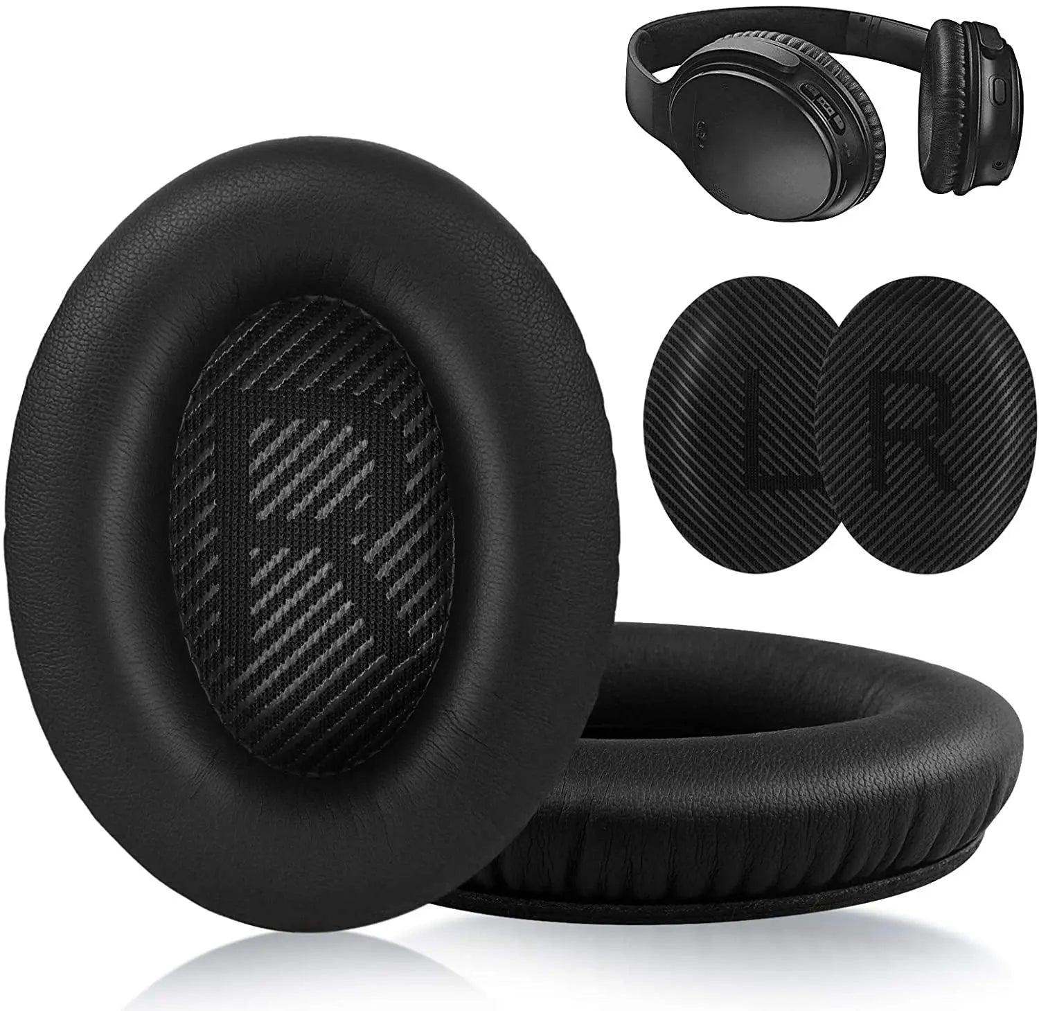 Replacement Ear Pads for BOSE QC35 QC45 for QuietComfort 35 45 & 35 II Headphones Memory Foam Ear Cushions High Quality - Maliame Store