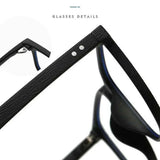 Gafas graduadas fotocromáticas con montura de madera retro. Gafas con bloqueo de luz azul para hombres y mujeres, ideales para leer y usar la computadora.