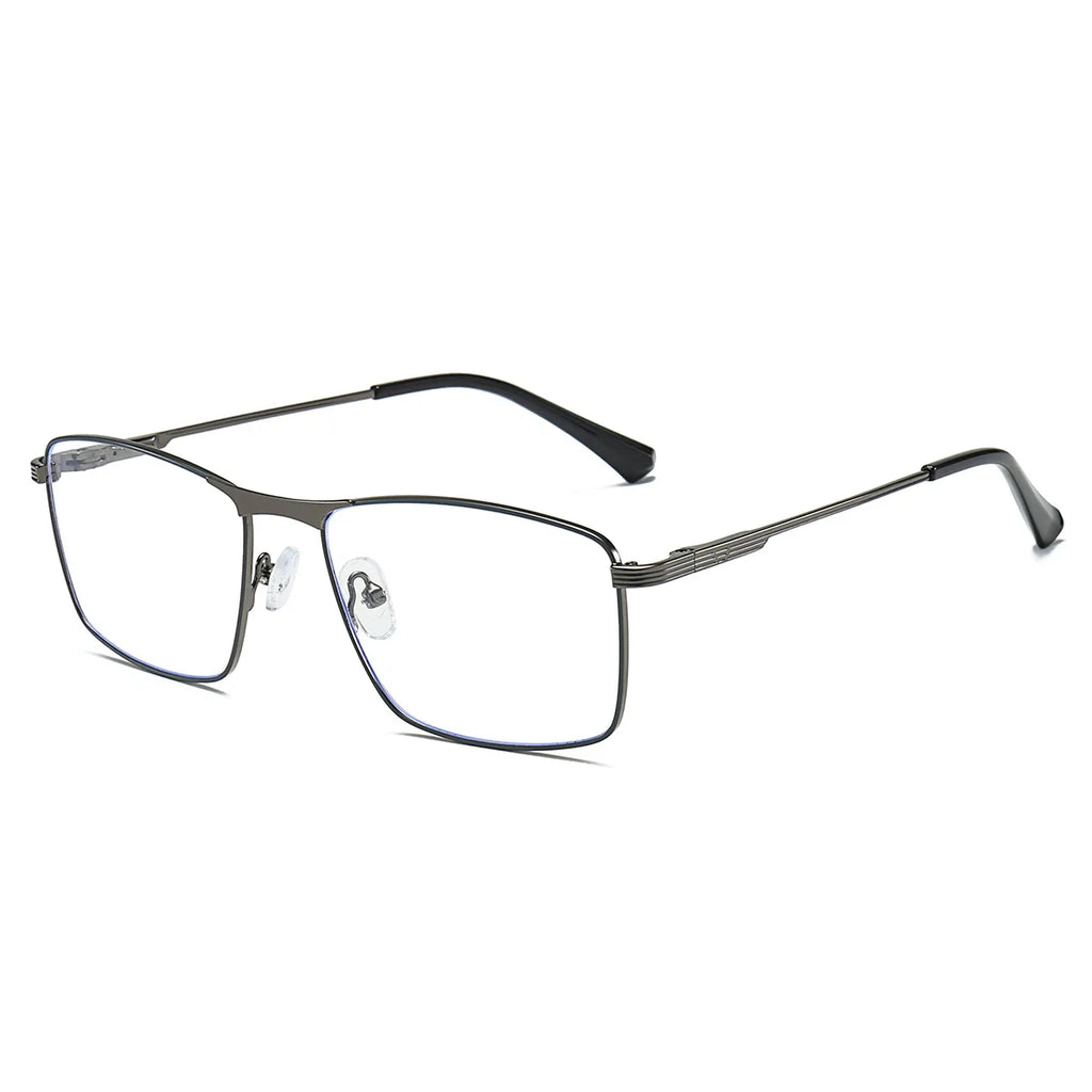 JMISUS 2025 Fashion Alloy Square Prescription Glasses Man Anti-Blue Light/Photochromic Myopia Eyewear Optical Eyeglasses - Maliame Store