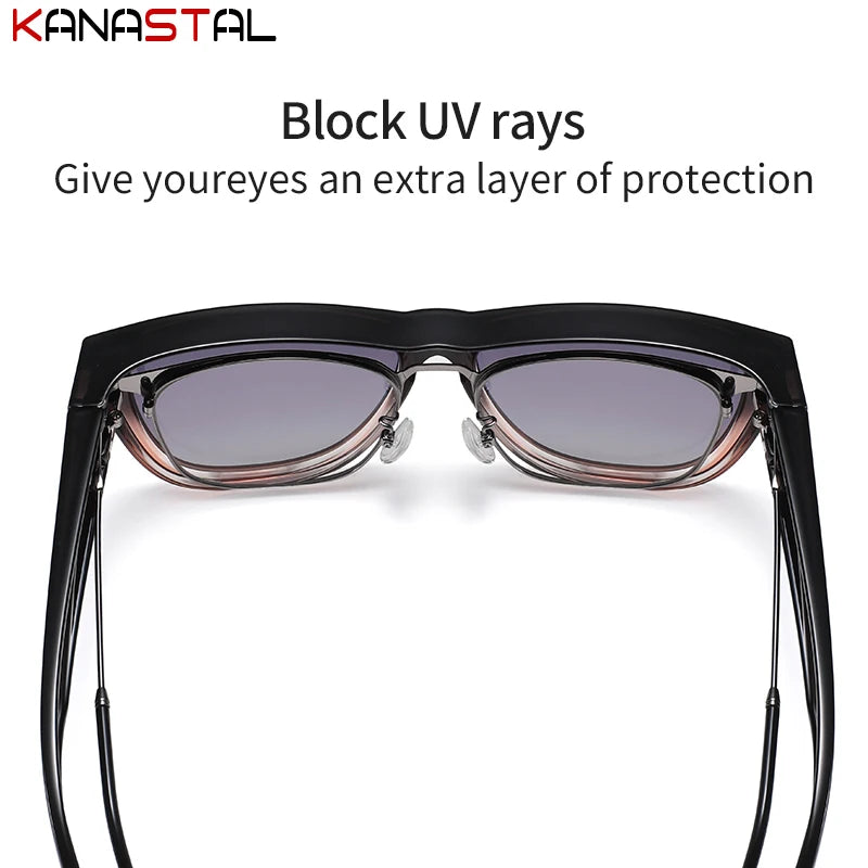 Women Polarized Sunglasses Men Myopia Set Sun Glasses UV400 Ultralight TR90 Eyeglasses Frame Beach Fishing Anti Glare Eyewear - Maliame Store