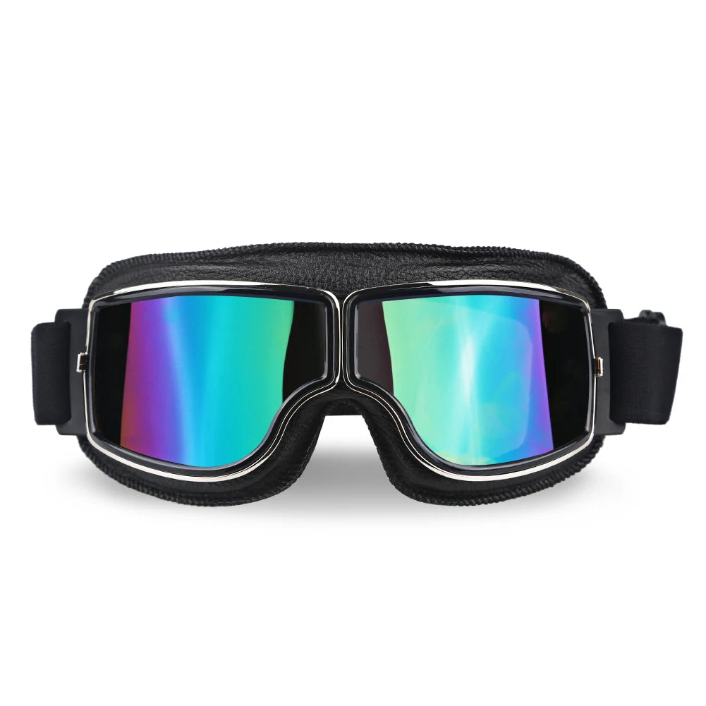 Retro Helmet Goggles For Motorcycle Universal Motocross Glasses With Breathable Hole Sunglasses Accessories Motorcycle Glasses - Maliame Store