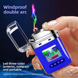 Rechargeable Electric Double Arc Lighter for Versatile Ignition