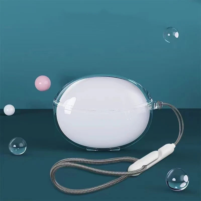 For QCY Crossky C30 Earbuds New Case(2024),Transparent Shell TPU Case Cover Shockproof Protective For QCY C30S Earbuds With