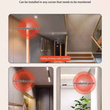 Lenovo WiFi Security Camera with Night Vision and Two-Way Audio for Home Surveillance