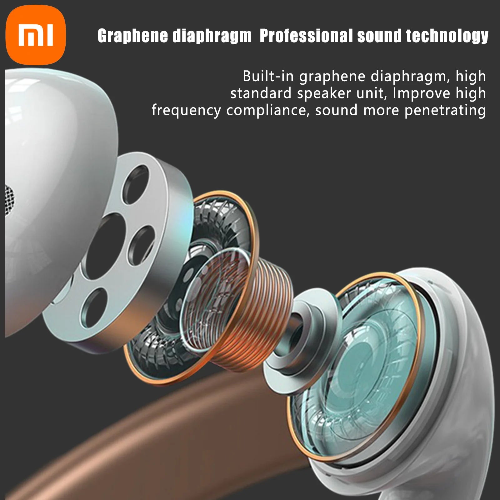 XIAOMI AP05 True Wireless Earphone Buds5 HIFI Stereo Sound Bluetooth5.3 Headphone MIJIA Sport Earbuds With Mic For Android iOS - Maliame Store