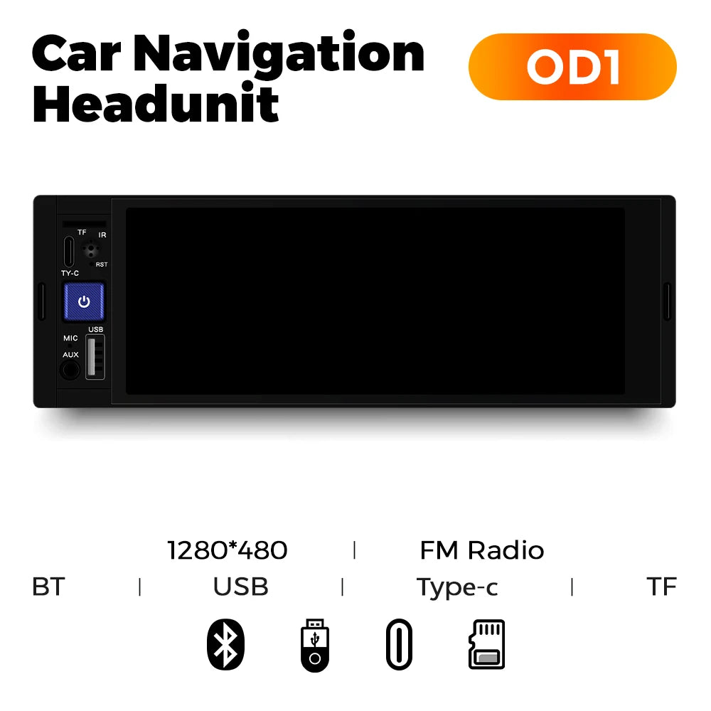 Autoradio MEKEDE 6,86" – CarPlay & Android Auto, Bluetooth, FM, USB-C