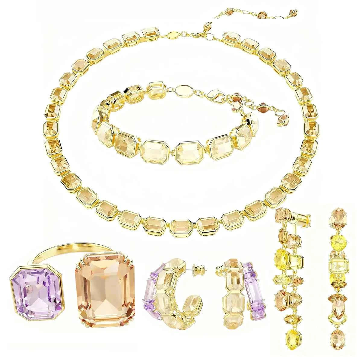 Luxury Jewelry for Women, Stylish Colored Gemstone Necklaces, Bracelets, Earrings, and Rings, Elegant and Unique Gifts