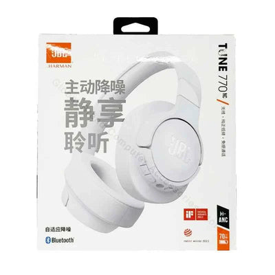 Auriculares JBL Tune 770NC - ANC original Bluetooth 5.3 con actualización de audio LE, 70 horas de duración de la batería, conexión multipunto