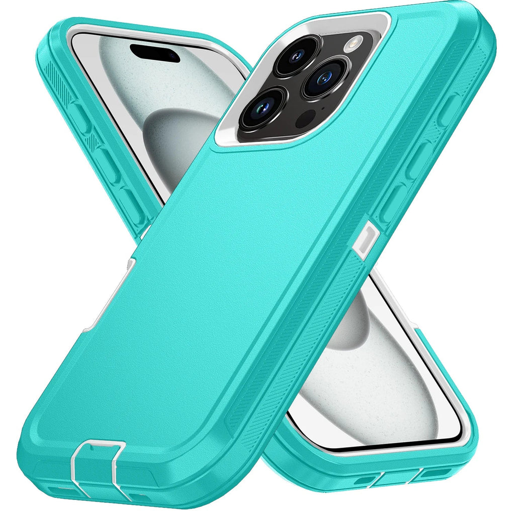 Armor Shockproof Phone Case - Defender Phone 12 13 14 15 Pro Max Cover - Maliame Store