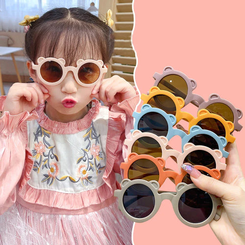 Foldable Kids Bear Ear Sunglasses - Maliame