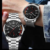 NIBOSI Car Wheel Watch for Men - Stylish and Durable Timepiece