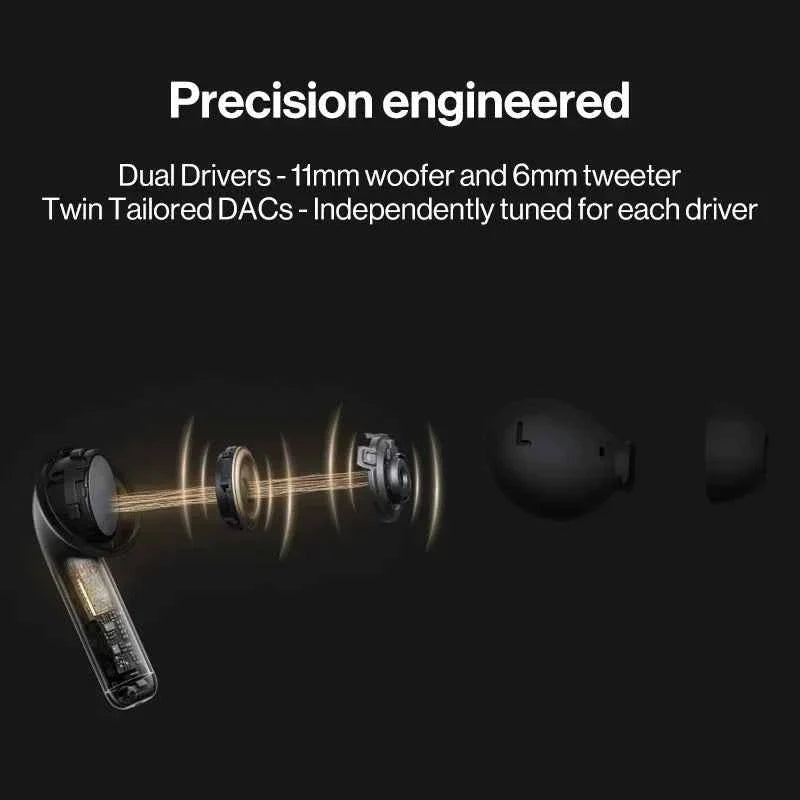 Oneplus Buds Pro 3 TWS Bluetooth Earphone 50dB ANC Noise Canceling 43h Battery Life For Oneplus 13 Global Version - Maliame Store