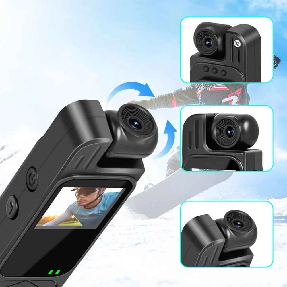 Mini Body Camera 1080P HD Sports Camera Infrared Night Vision Digital Video Recorder 1.3 Inch Bodycam Police Small Camcorder