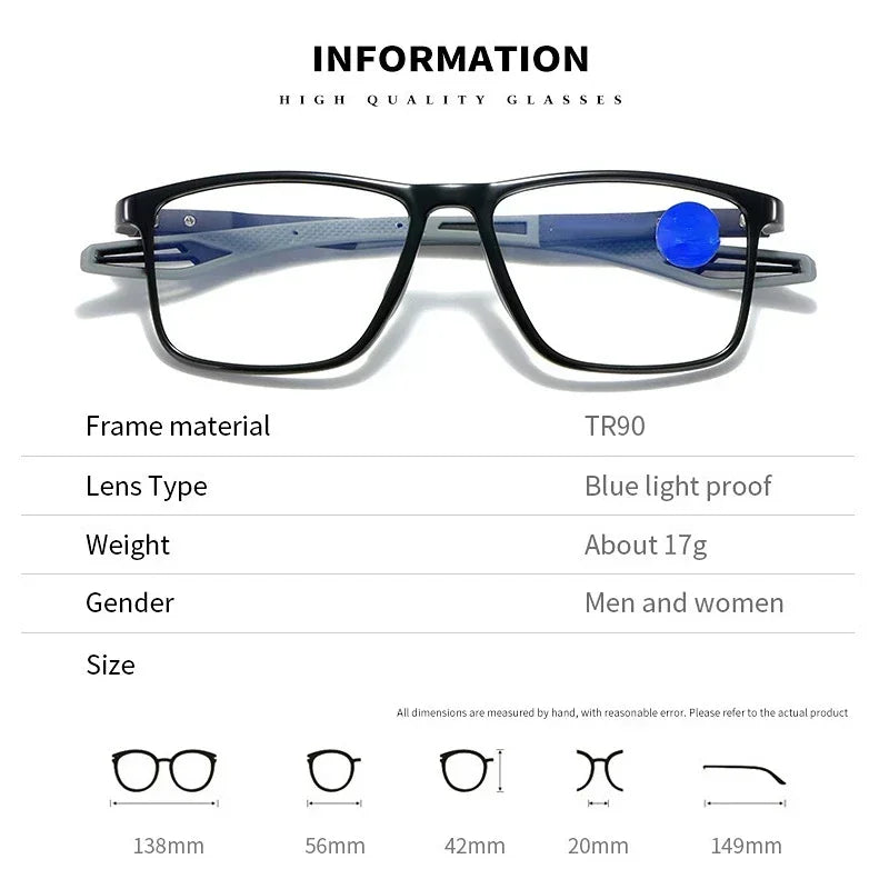 Ultralight TR90 Photochromic Myopia Glasses - Vintage Color Changing Eyewear for Men & Women - Maliame Store