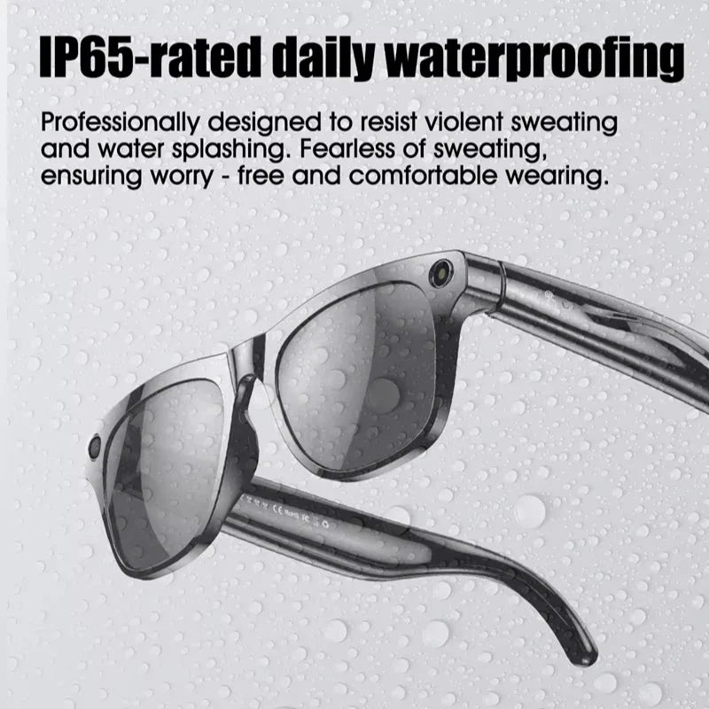 OPPO AI Smart Glasses 4K HD - Photochromic Bluetooth Calling Eyewear - Maliame Store