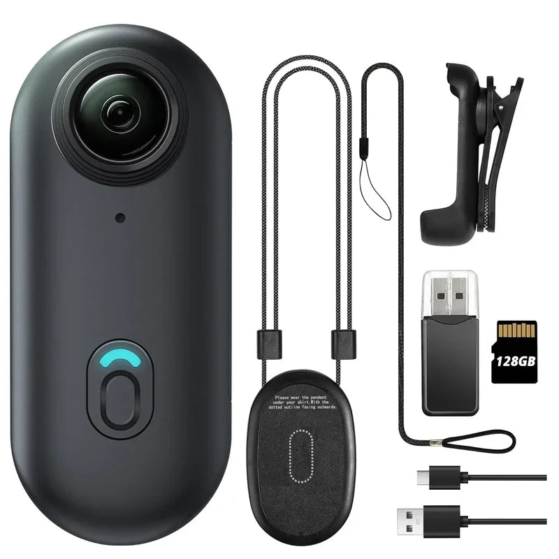 Mini Body Camera with Magnetic Mount