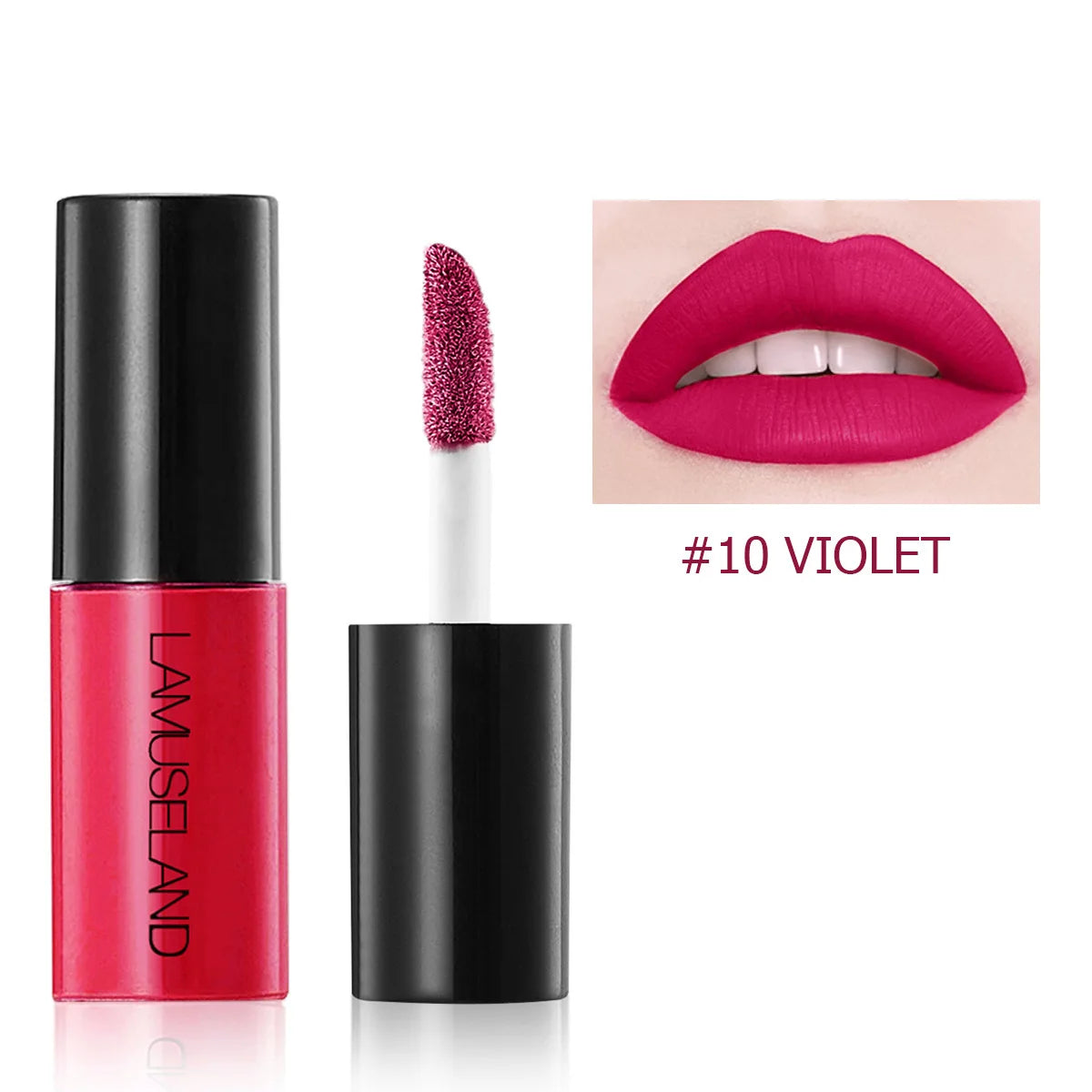 Mini 12 Colors Liquid Lip Gloss Waterproof Non-stick 24 Hours Long Lasting Velvet Matte Lipstick Lip Gloss Cosmetic Makeup Care - Maliame Store