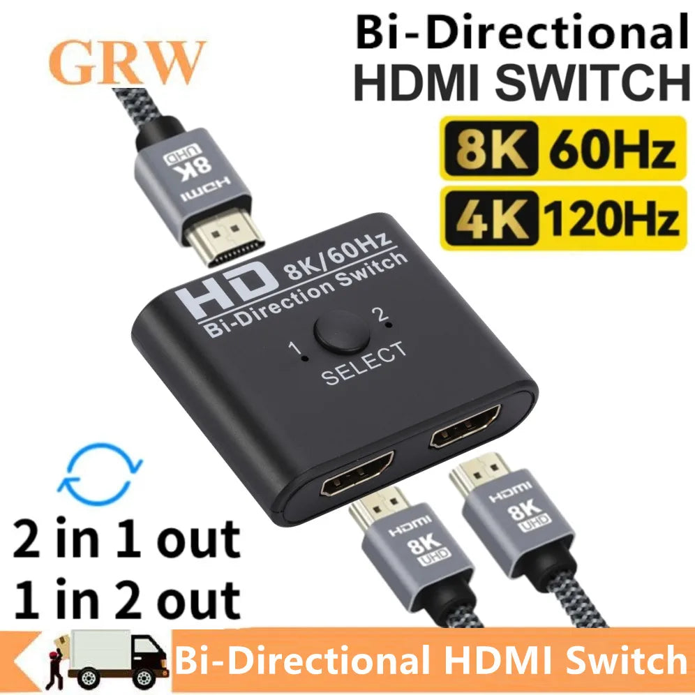 Bidirectional HDMI Switch