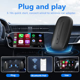 Adaptador inalámbrico CarPlay Android Auto: adaptador USB tipo C Plug & Play 2 en 1