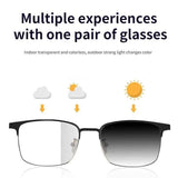 Prescription Photochromic Sunglasses - Bluetooth Smart Glasses for Myopia