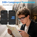 Lunettes intelligentes IA avec caméra 4K