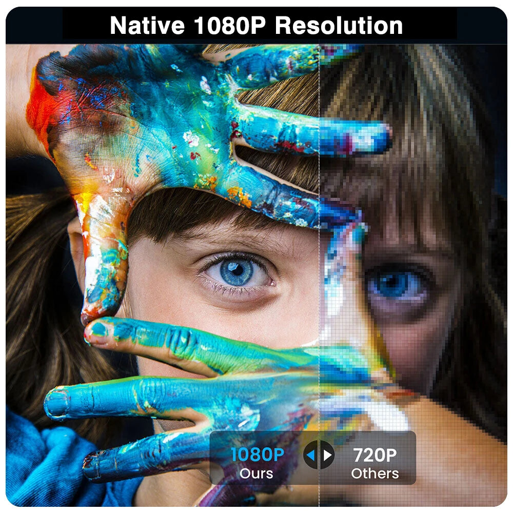 Touyinger ET32 1500ANSI Full HD 4K Projector  5G WIFI Home theater Media Video Player Smart Beamer