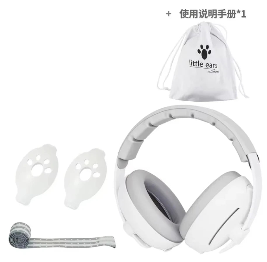 Baby Ear Protection Noise Cancelling Headphones 2-in-1 Convertible Design Noise Reduction Earmuffs for Infant Improves Sleep - Maliame Store