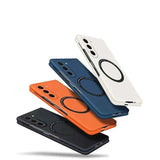 Funda ultrafina con tacto de piel: Carga inalámbrica MagSafe para Samsung Z Fold 7, 6, 5 y 4