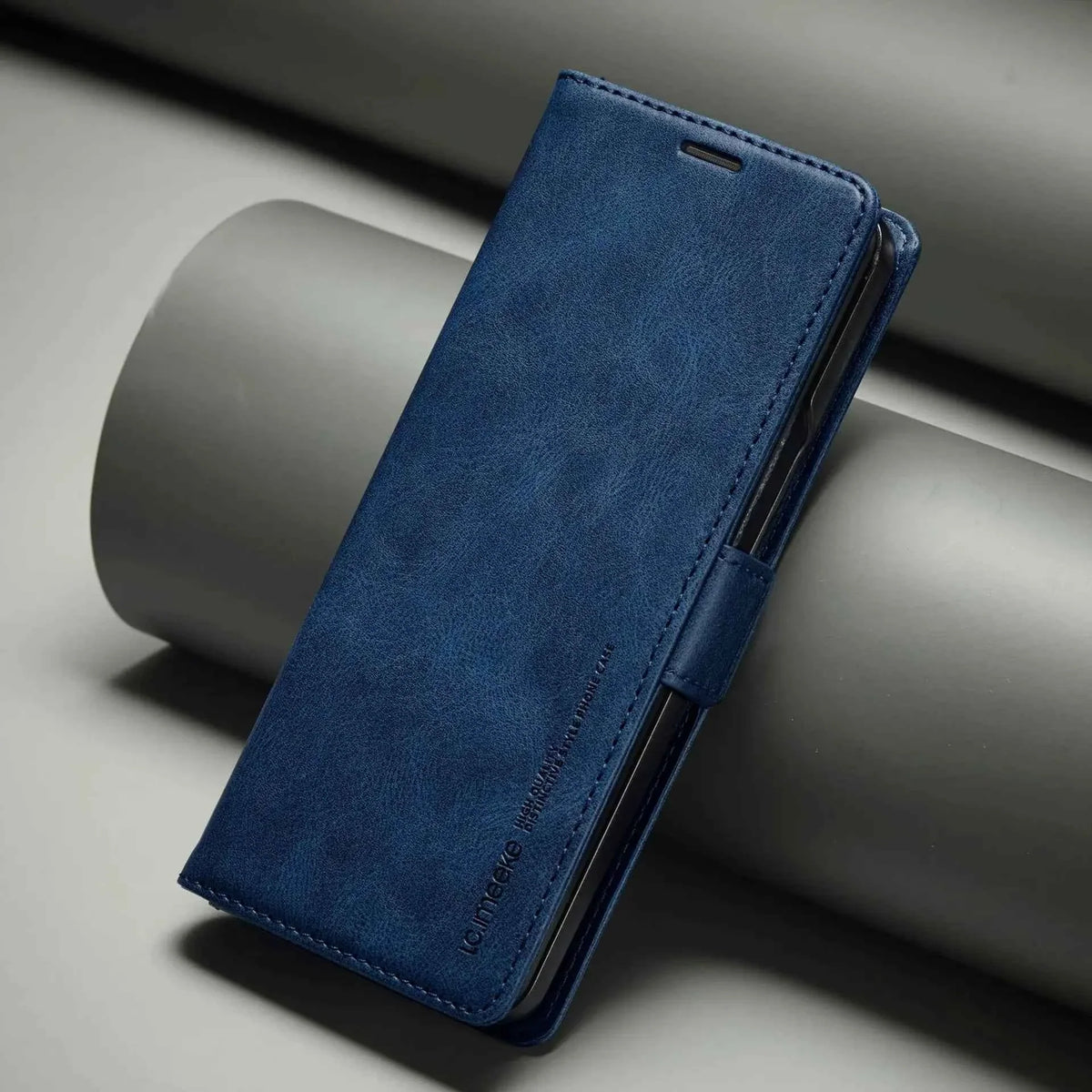 Leather Case for Galaxy Z Fold 7 6 5 4 3 5G - Magnetic Flip Wallet Cover with Card Slot - Maliame Store