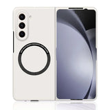 Funda ultrafina con tacto de piel: Carga inalámbrica MagSafe para Samsung Z Fold 7, 6, 5 y 4
