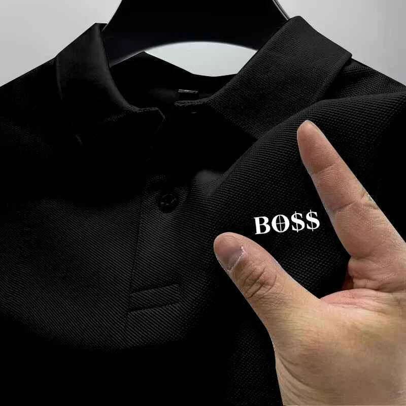 2025Men's Short Sleeve Polo Shirt, Quick Dry, Breathable, Casual, Stylish, Business, Sports, Summer, High, New - Maliame Store