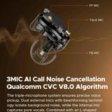 Auriculares SoundPEATS H3 Hybrid de 3 controladores - Auriculares HiFi con cancelación de ruido y cancelación de ruido LDAC