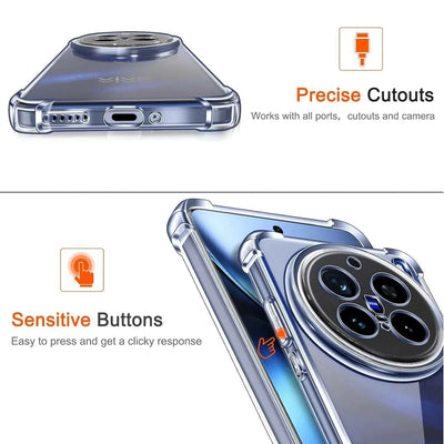 Coque Transparente TPU Vivo X200 Pro - Protection Élégante pour Votre Téléphone