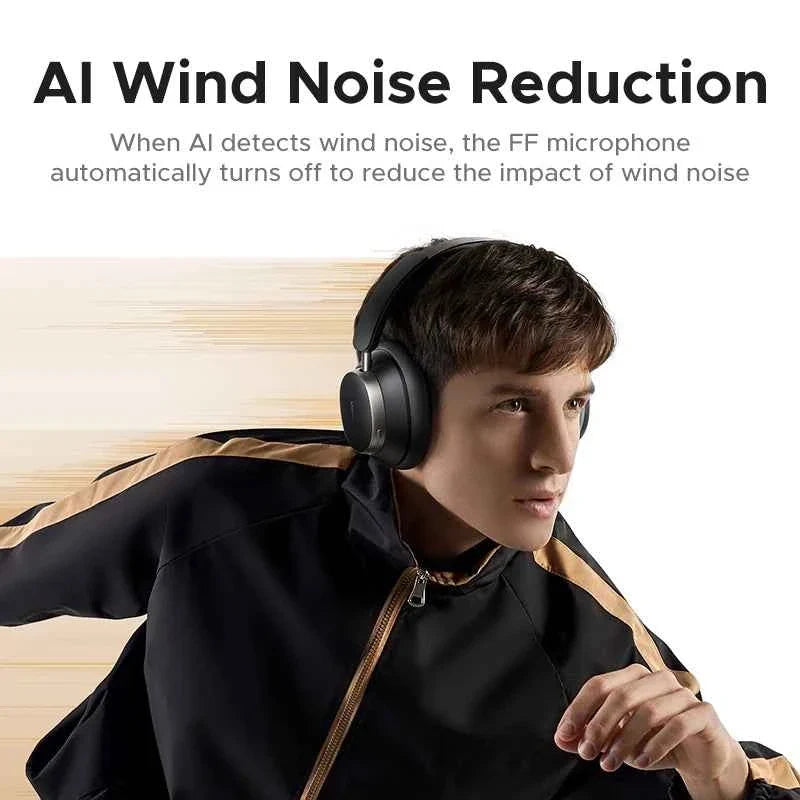 UGREEN Studio Pro 48dB ANC Wireless Headphones Over Ear Bluetooth Earphones Active Noise Cancellation Hi-Res LDAC 120h Playtime - Maliame Store