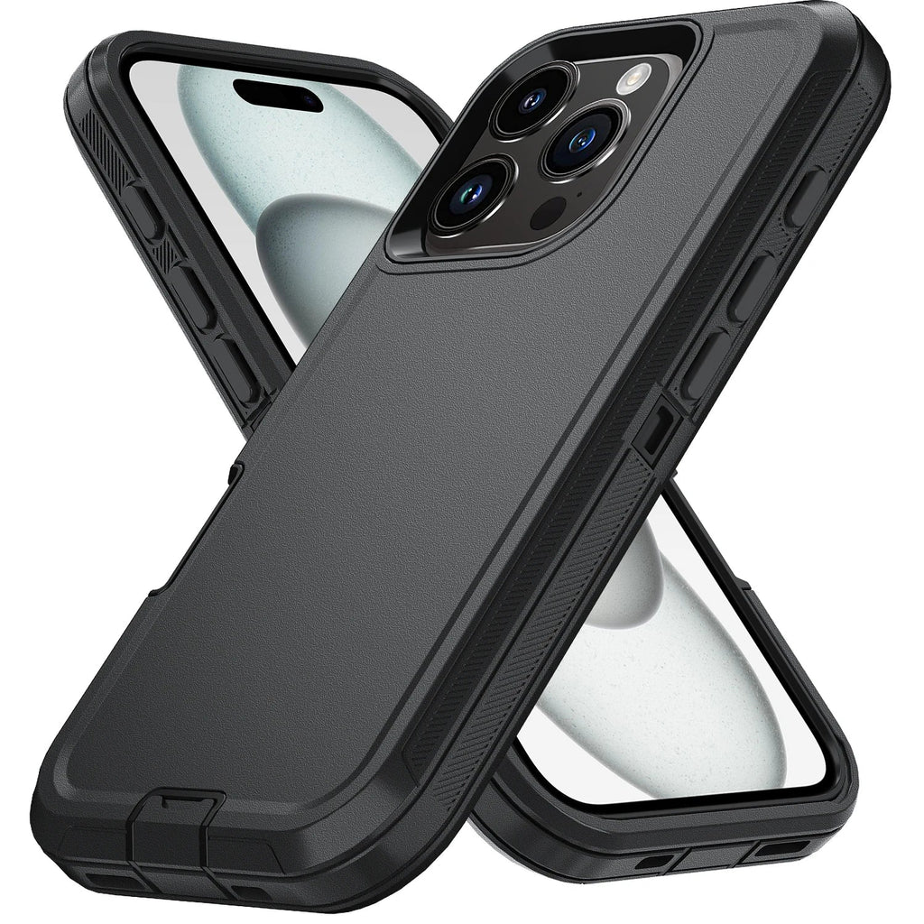 Armor Shockproof Phone Case - Defender Phone 12 13 14 15 Pro Max Cover - Maliame Store