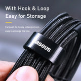 Cable USB C Baseus de 100 W: carga rápida de 5 A para iPhone 16, 15, MacBook, Samsung y Xiaomi
