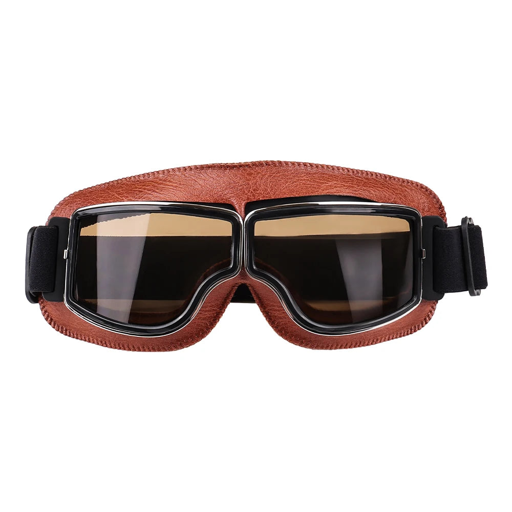Retro Helmet Goggles For Motorcycle Universal Motocross Glasses With Breathable Hole Sunglasses Accessories Motorcycle Glasses - Maliame Store