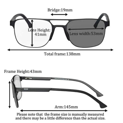Photochromic Cycling Glasses for Men
