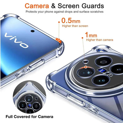 Coque Transparente TPU Vivo X200 Pro - Protection Élégante pour Votre Téléphone