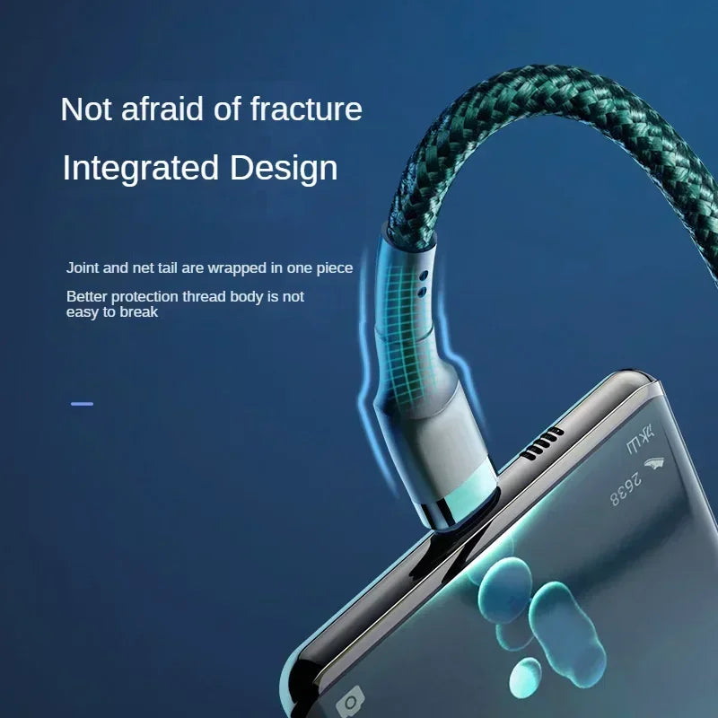 120W USB-C to USB-C Cable for Samsung S24/S23 & iPhone 15 - Fast Charger - Maliame Store