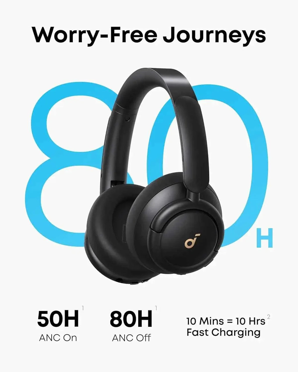 Soundcore by Anker Life Q30 Hybrid Active Noise Cancelling Headphones Wireless Bluetooth Headphones Over Ear Headset Earphone - Maliame Store