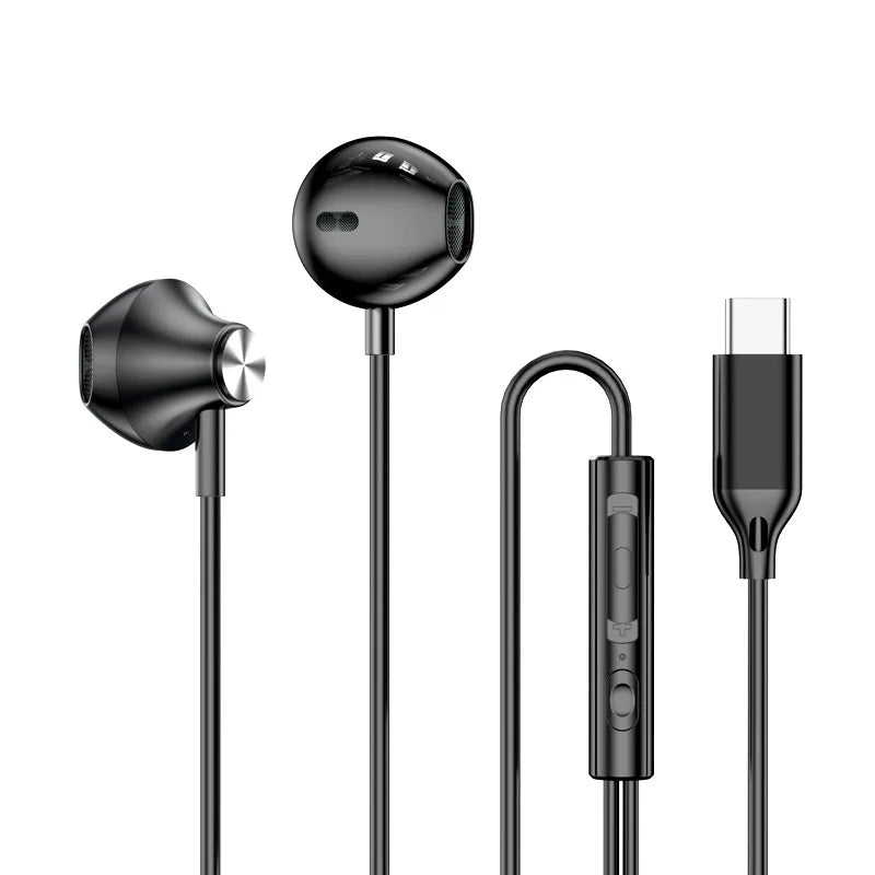 For Samsung Headphones HiFi Surround Sound In-ear USB Type C 3.5mm With wire control Wired Earplugs For Galaxy S24 S23 S22 Ultra - Maliame Store